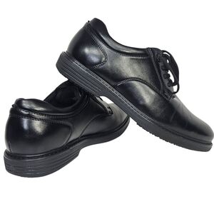 Nunn Bush Black Leather Lace-Up Derby Shoes